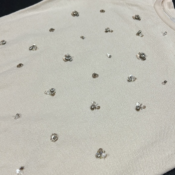LOFT bead & sequin embellished sweater - Picture 4 of 16